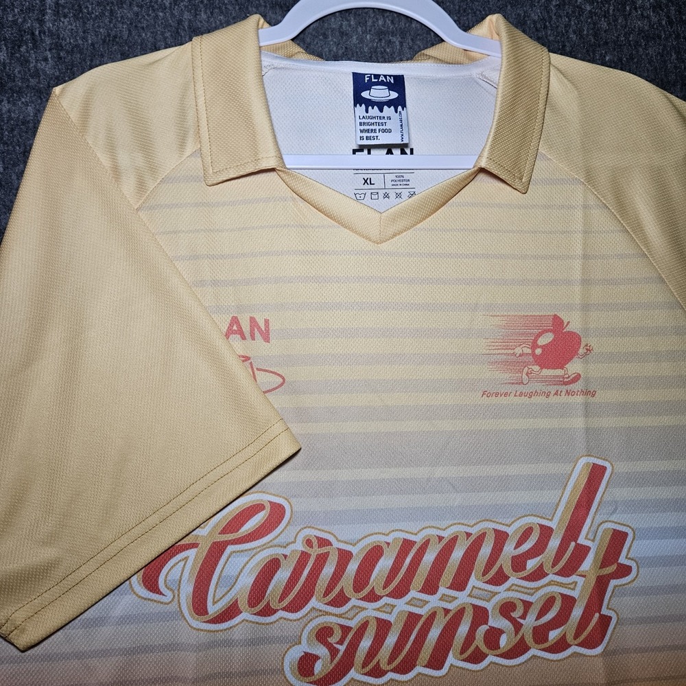FLAN Labs Caramel Sunset Jersey Size XL Brooklyn Sports